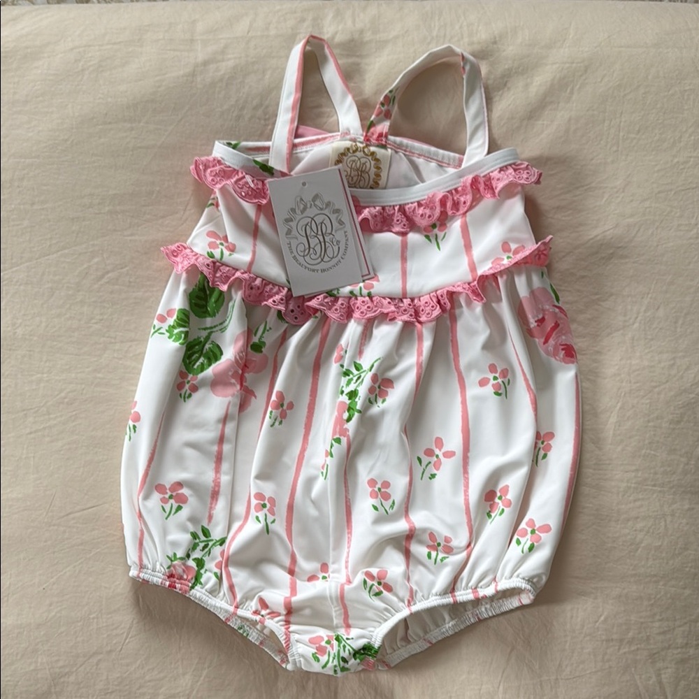 The Beaufort Bonnet Company Ridgewood Rows Swim Bubble - 3T